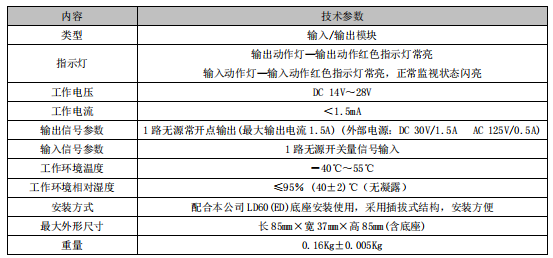 利達LD6801ED-1 輸入/輸出模塊接線安裝